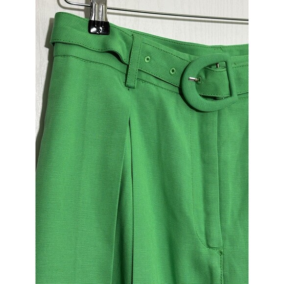 FARM RIO Pants Womens Medium Bright Green Tailored Pleated Wide Leg New Colorful - Picture 3 of 16